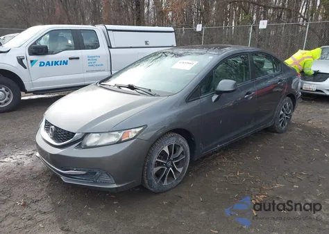 2013 Honda Civic Ex z USA, uszkodzony, nr VIN 19XFB2F83DE203961